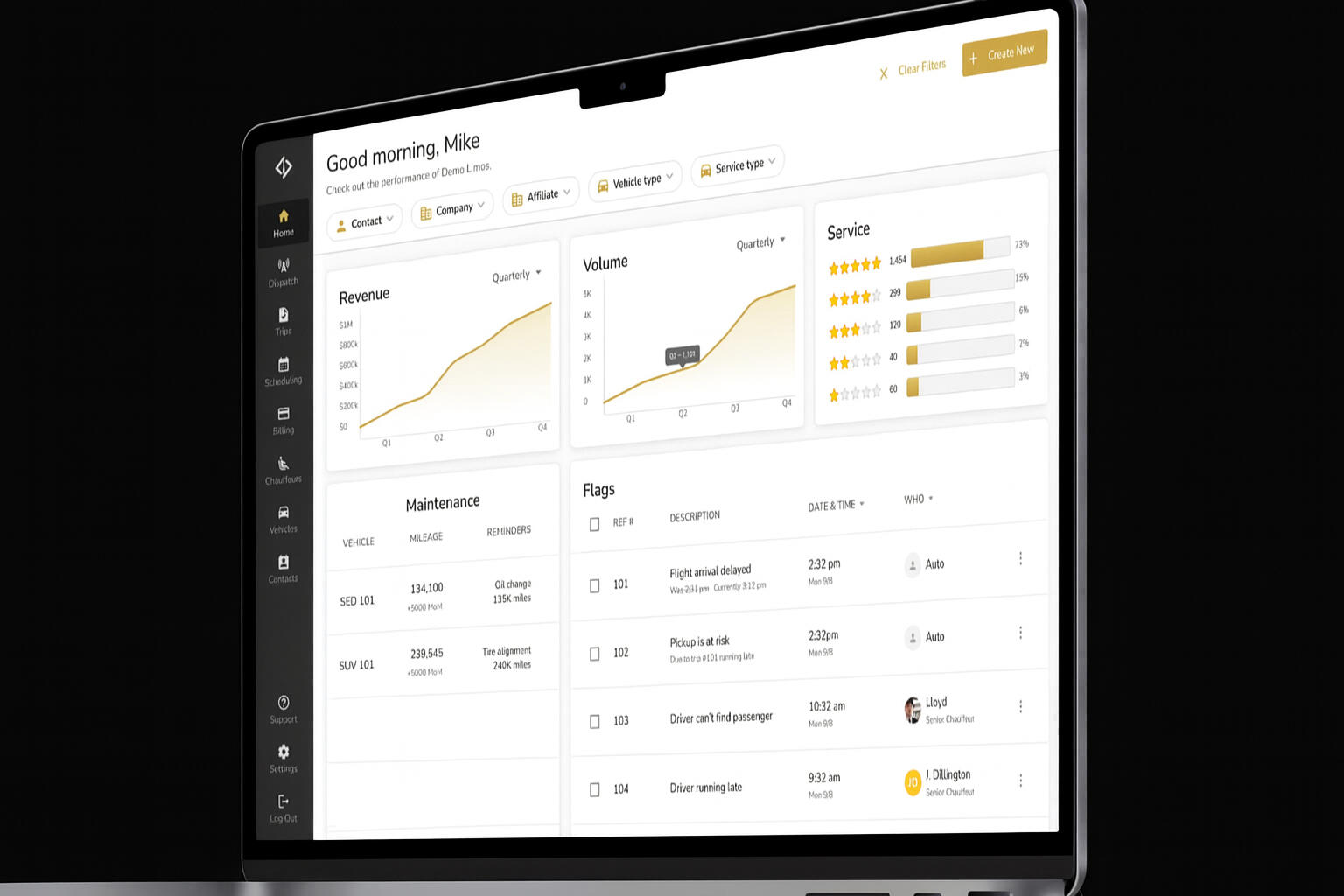 LimoIQ Admin Interface